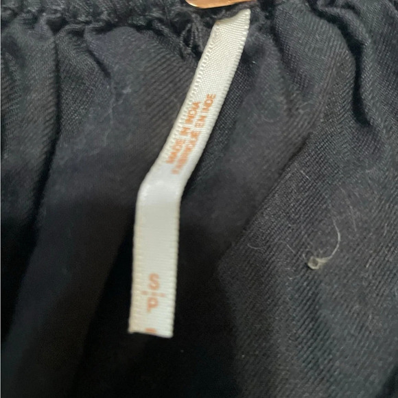 Free People Women Black Off The Shoulder Embroidery Dress - Picture 7 of 11